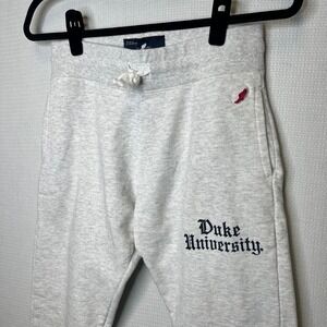 LEAGUE Duke‎ University Sweatpants Athletic Joggers Light Gray Mens Small